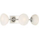 Zio 3 Light 24 inch Polished Nickel Vanity Light Wall Light